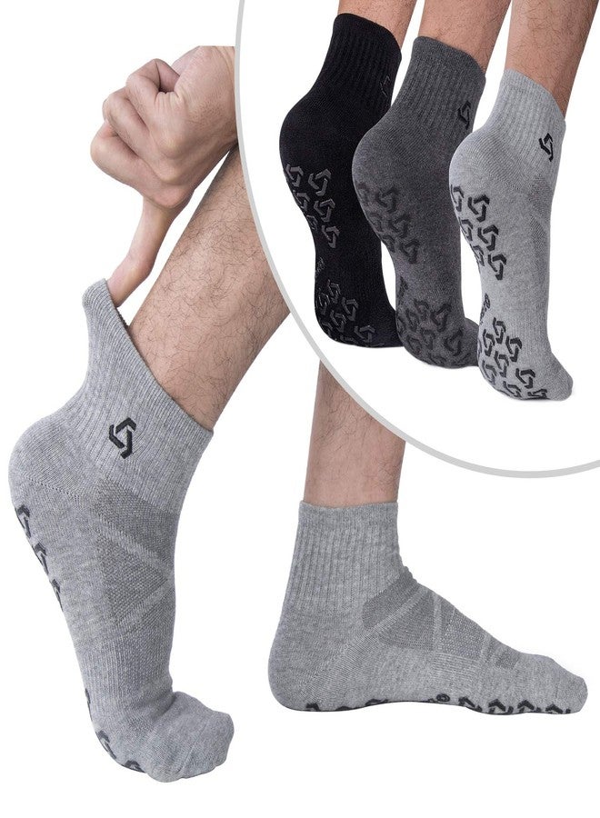 Ozaiic Non Slip Socks Grip for Yoga Home Workout Pure Barre, Pilates, Hospital, Ideal Cushion Socks for Men and Women - Image 1